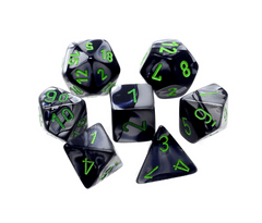 MINI GEMINI 7-DIE SET BLACK-GREY/GREEN